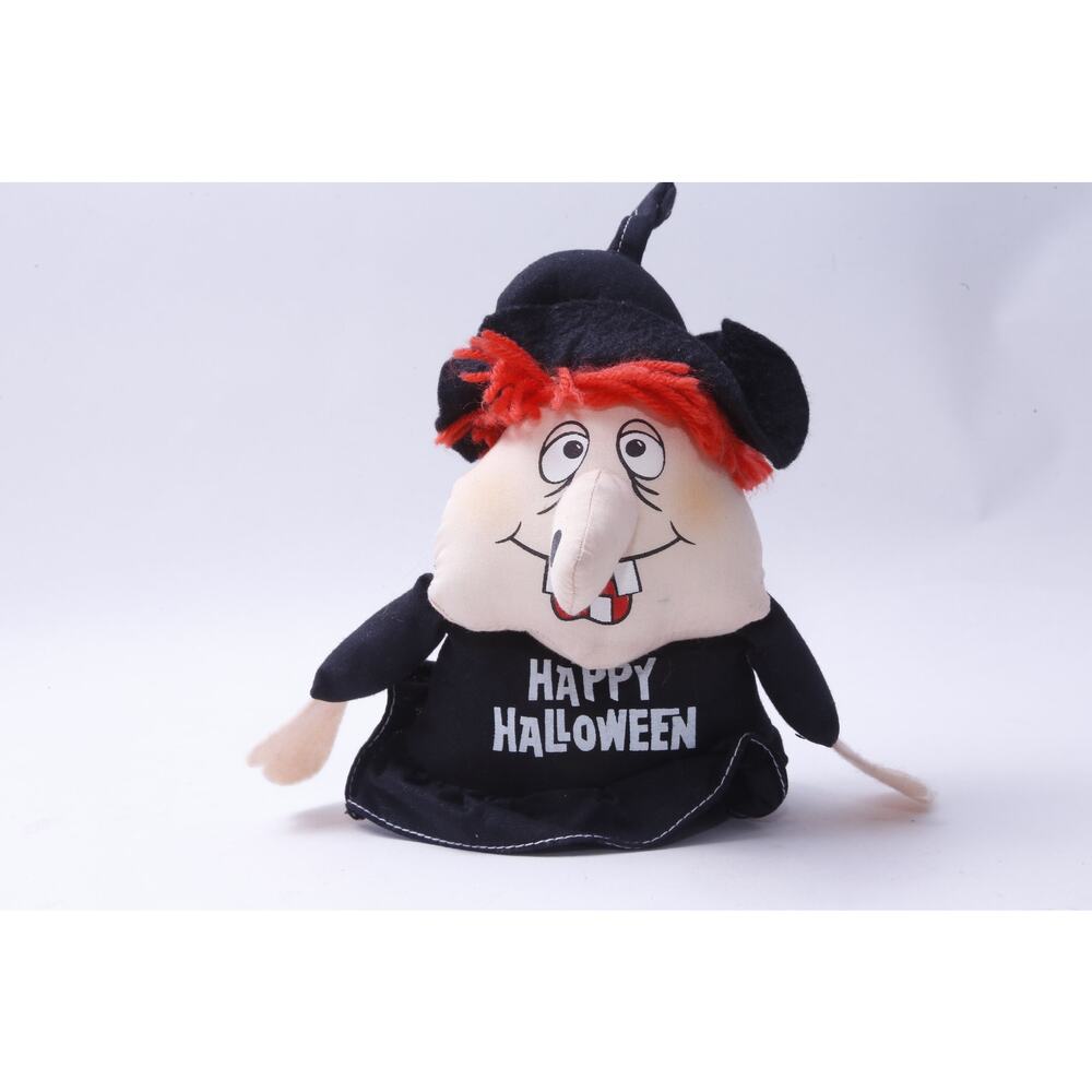 Wallace Berrie Happy Halloween, Witch, Funny, Hanging, Plush, Soft, Toy, Figure,